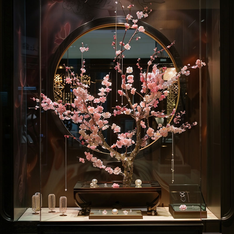 Paano masiyahan ang disenyo ng mga cabinets ng pagpapakita ng alahas sa aesthetic psychology ng mga customer?